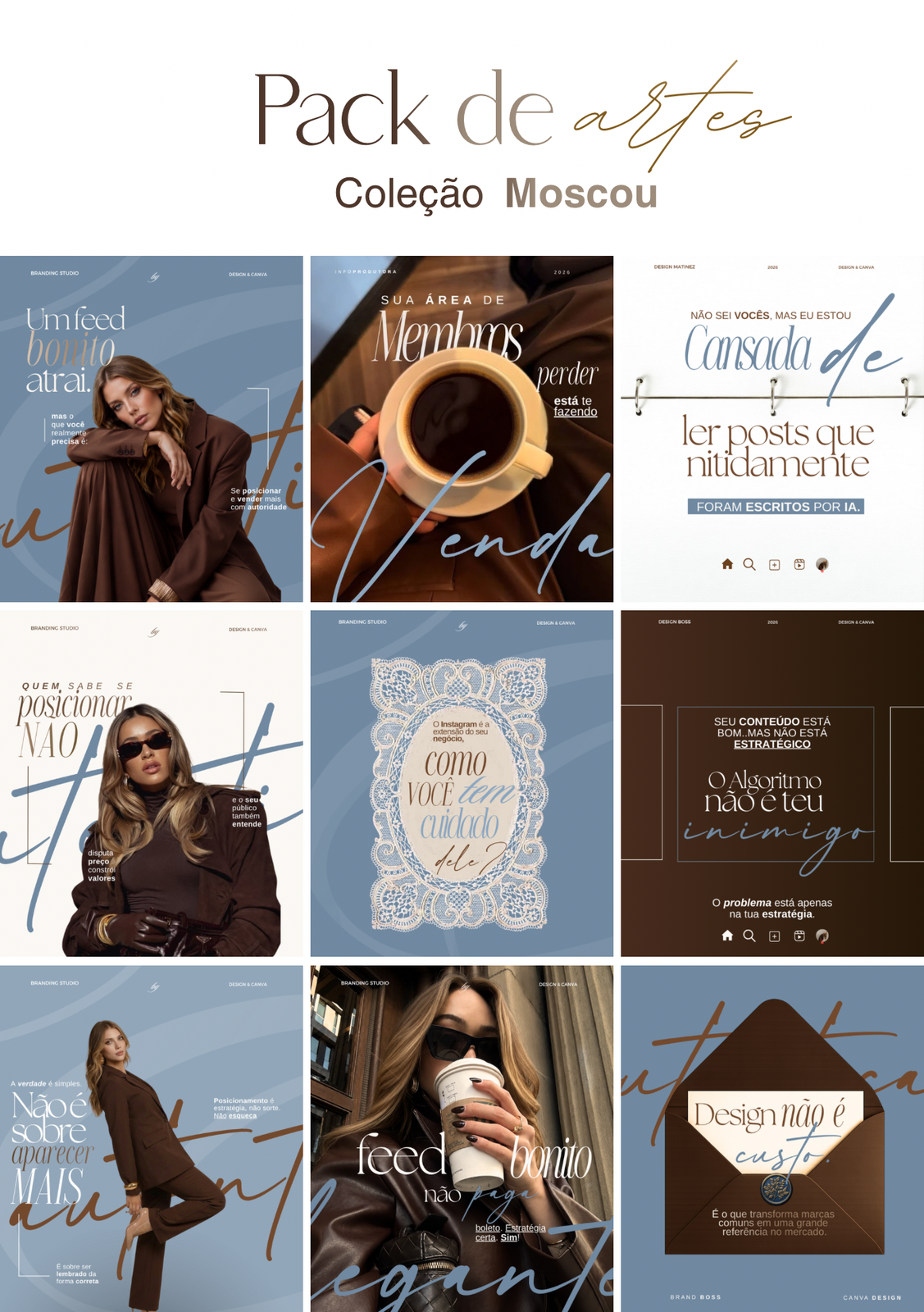 Colección Moscou — plantillas de Instagram del Pack Madrid